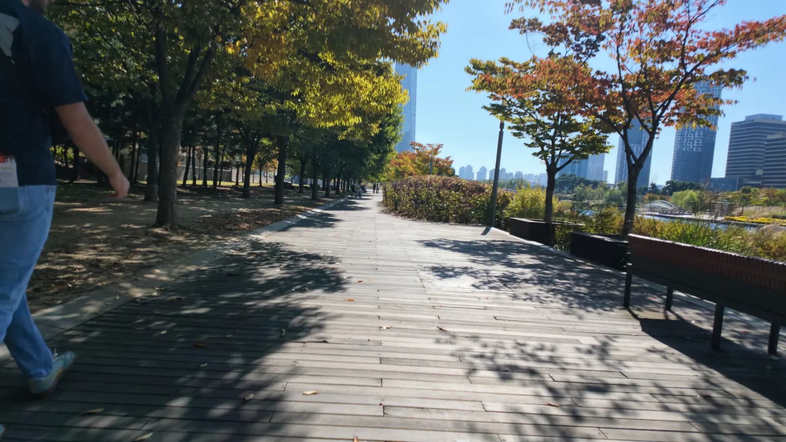 Šetnja stazom uz jezero u Central Parku