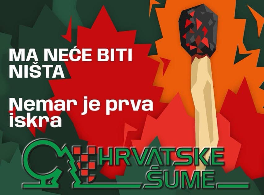 Hrvatske šume: Ma neće biti ništa. Nemar je prva iskra.