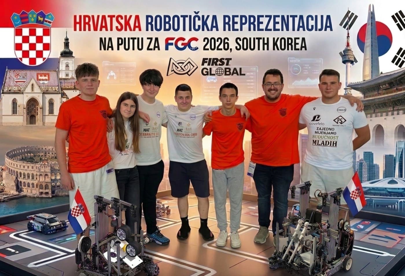 Mitglieder der Delegation von Team Croatia 2026